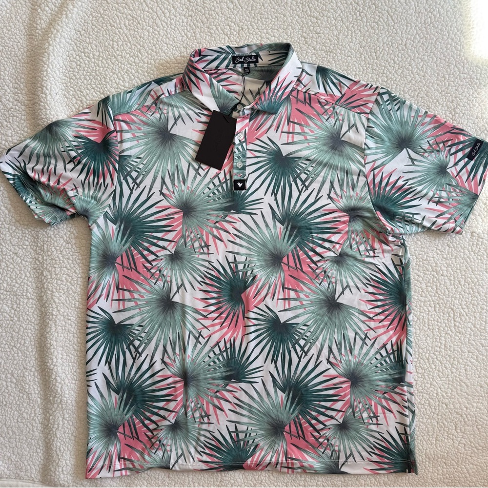 New BAD BIRDIE Hammock Hunter Short Sleeve Polo Shirt - Picture 2 of 10